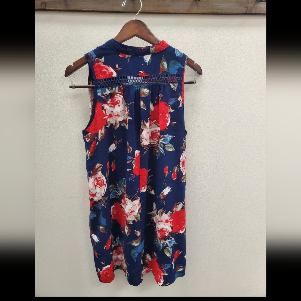 Umgee navy and floral sundress - Picture 5 of 6